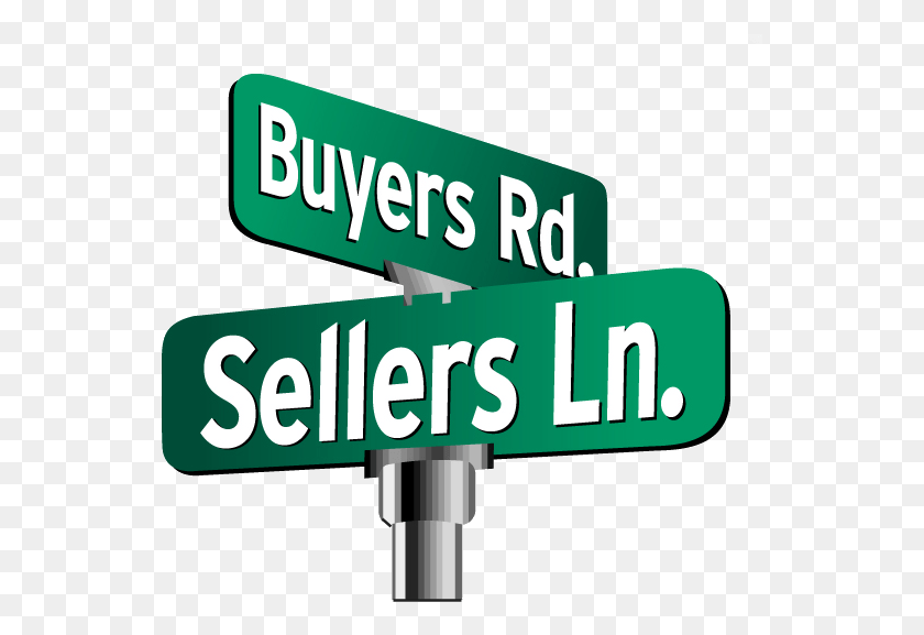 547x517 Buyers Sellers Street Sign Real Estate, Symbol, Road Sign HD PNG Download