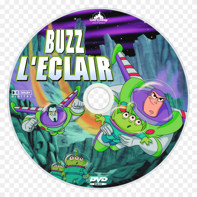 1000x1000 Buzz Lightyear Of Star Command, Disk, Dvd HD PNG Download