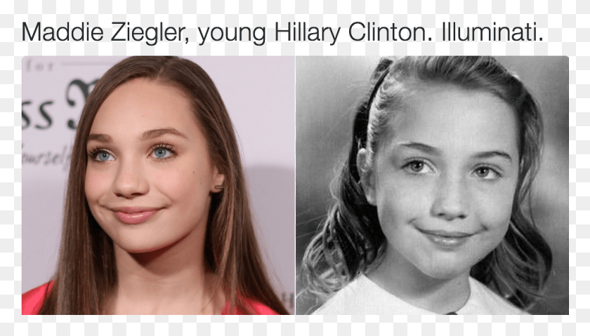 1007x541 Buzzfeedverified Account Maddie Ziegler Young Hillary Clinton, Face, Person, Human HD PNG Download