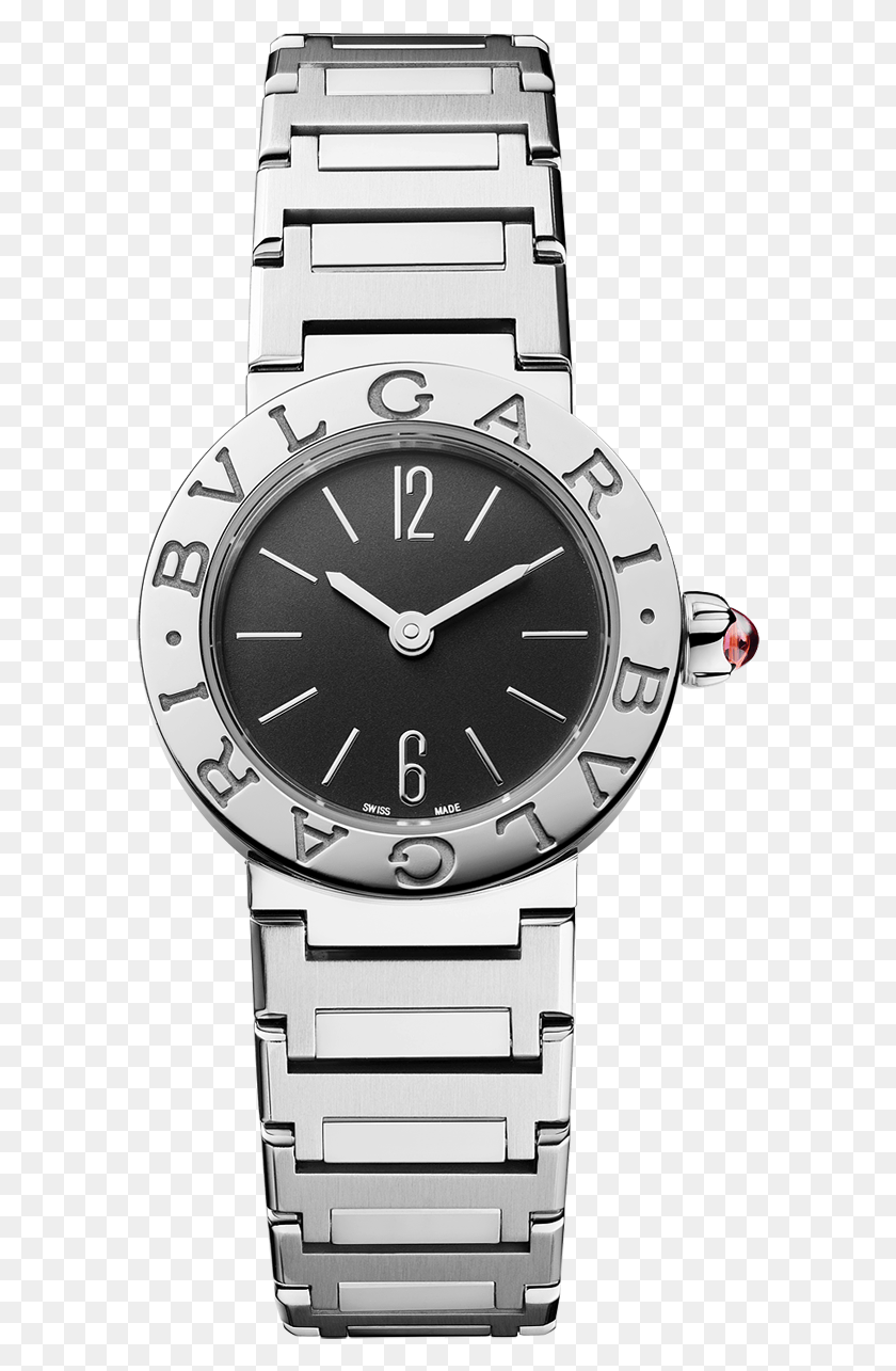 585x1225 Bvlgari Bvlgari Lady Watch In Stainless Steel Case Hamilton Jazzmaster Viewmatic, Wristwatch, Clock Tower, Tower HD PNG Download