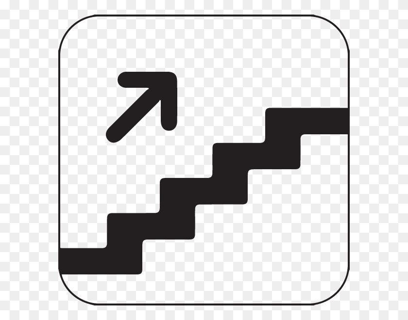 600x600 Bw Staircase Sign Up, Text, Label, Symbol HD PNG Download