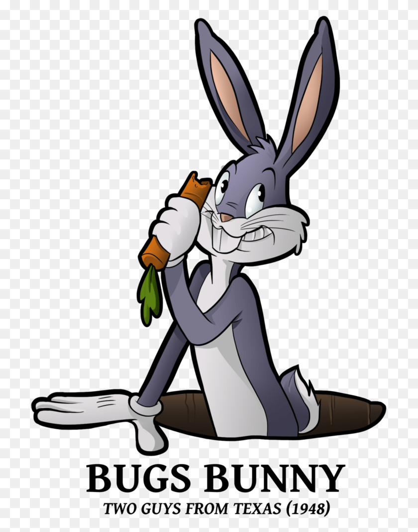 717x1008 Автор: Boscoloandrea Crafts Cartoon Tv Evil Bugs Bunny, Млекопитающее, Животное, Человек Hd Png Скачать