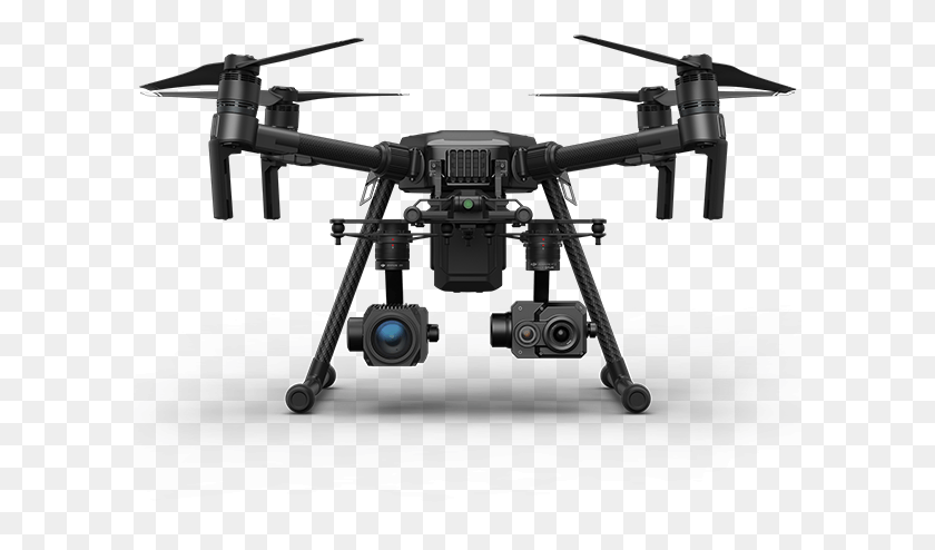 601x434 By Combining The Flight Stability Gimbal Technology Matrice 210 With Z30 And, Robot, Machine, Gun HD PNG Download