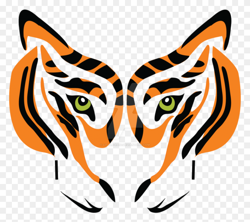 941x831 By Little Raid Tiger Logo Design, Mask, Goggles, Accessories HD PNG Download