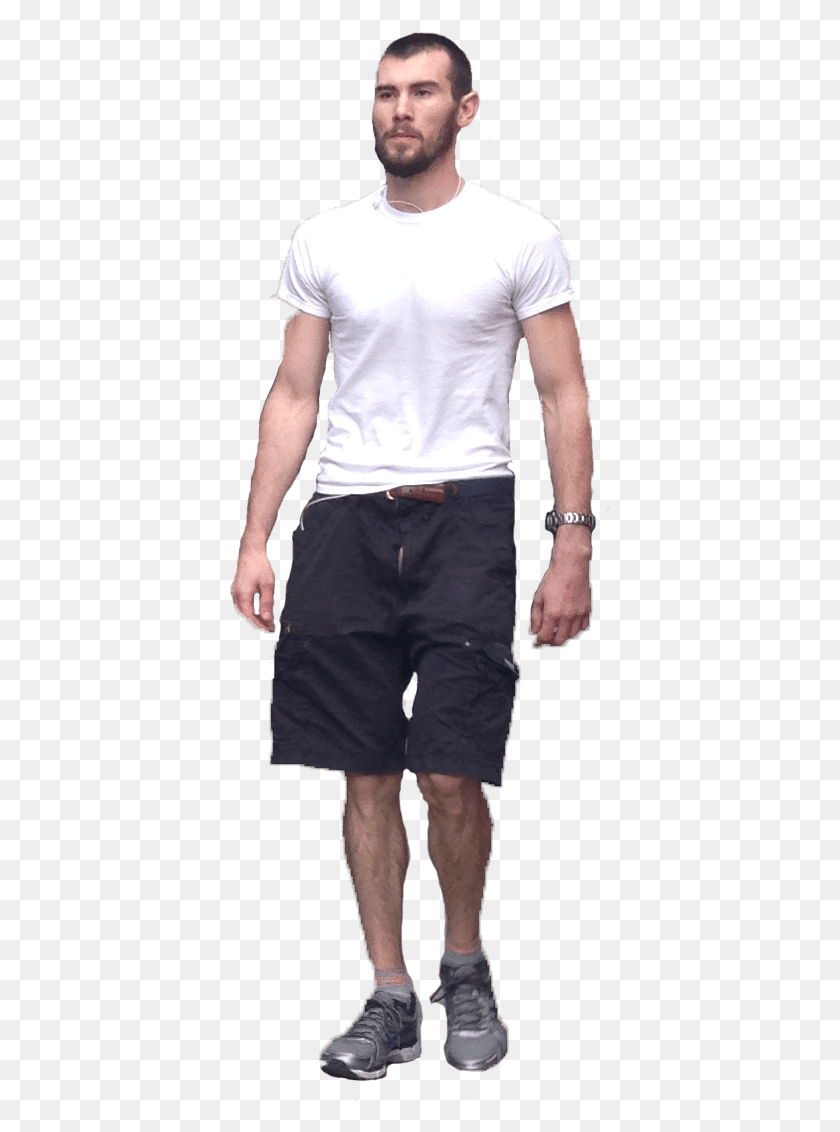 383x1072 By Man, Clothing, Apparel, Pants HD PNG Download