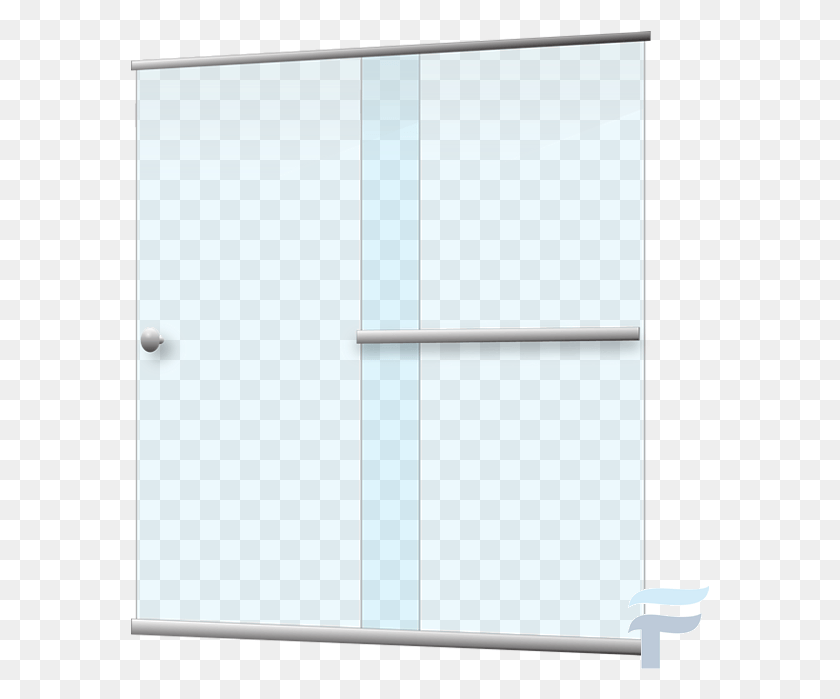 579x639 Bypass Sliding Doors Glass Shower Door, Furniture, Mailbox, Letterbox HD PNG Download