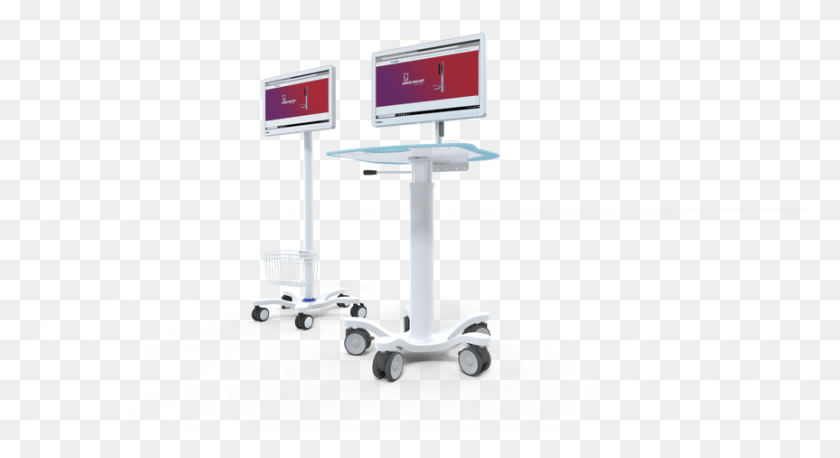 862x440 Bytec Mit Cart Medical Workstation Table, Wheel, Machine, Electronics HD PNG Download