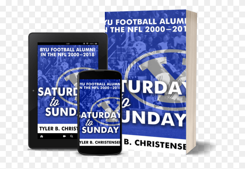 661x522 Byu Football Alumni In The Nfl Book Cpu, Text, Person, Human HD PNG Download