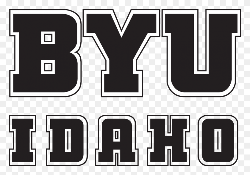 842x572 Descargar Png / Logotipo De Byu Idaho, Texto, Número, Símbolo Hd Png