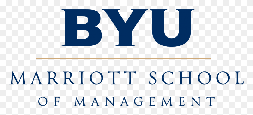 1245x514 Byu Marriott School Of Management Logo Byu Marriott School Logo, Text, Word, Alphabet HD PNG Download