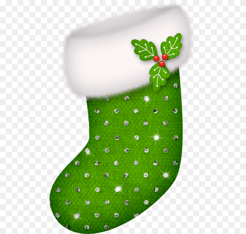 505x801 Bzikolya Green Christmas Stocking, Gift, Christmas Decorations, Clothing, Festival Transparent PNG