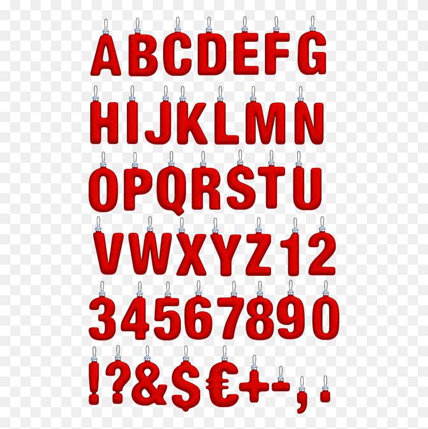 493x783 C Alphabet In One Creative Christmas Ball Font, Text, Word, Number HD PNG Download