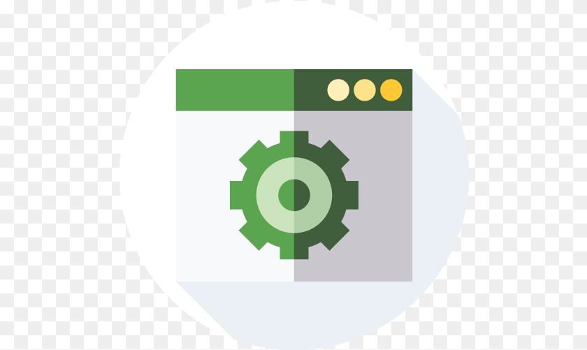 501x501 C E Electrac Software Icon Circle, Machine, Disk, Gear Sticker PNG