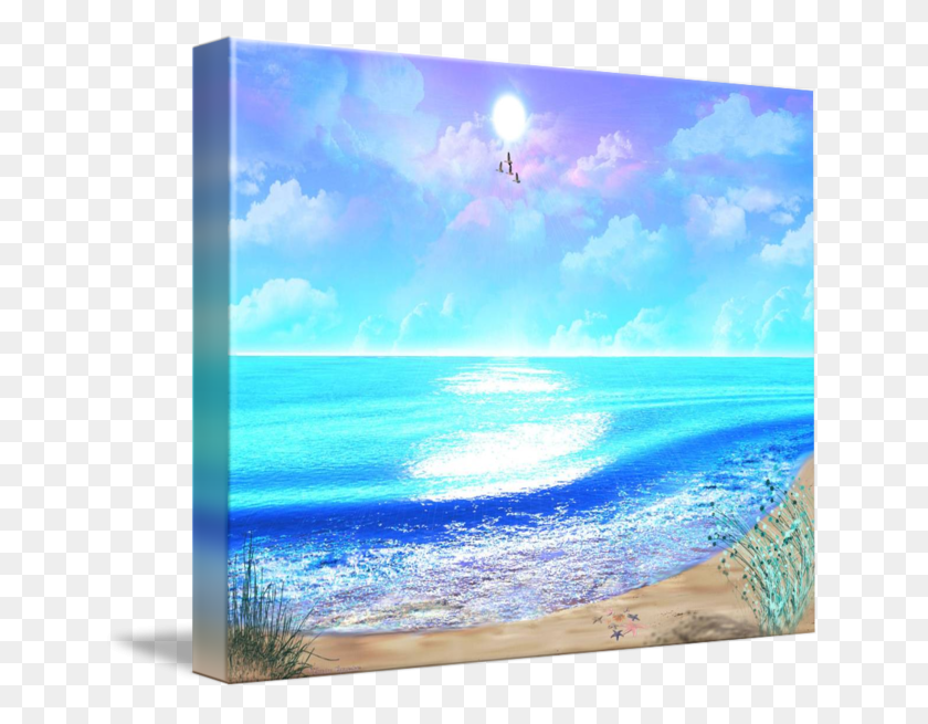 650x595 Ce Ocean Fantasy Beach, На Открытом Воздухе, Природа, Вода Hd Png Скачать
