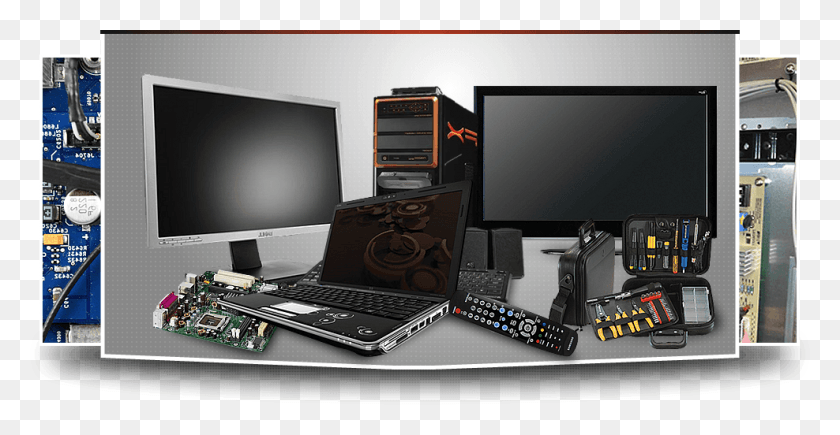 988x476 C Inc I T Commerical Amp Residential Computer Tv And Computer Repair, Monitor, Screen, Electronics HD PNG Download