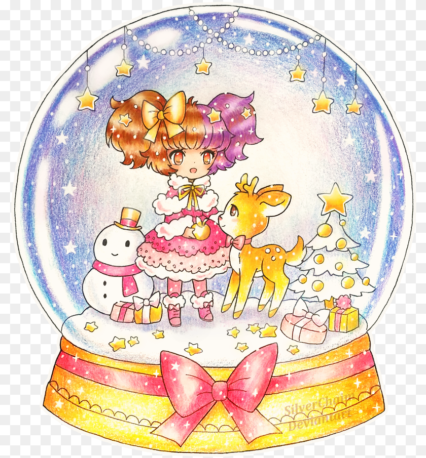 C Snow Globe By Cartoon, Meal, Food, Dish, People Clipart PNG