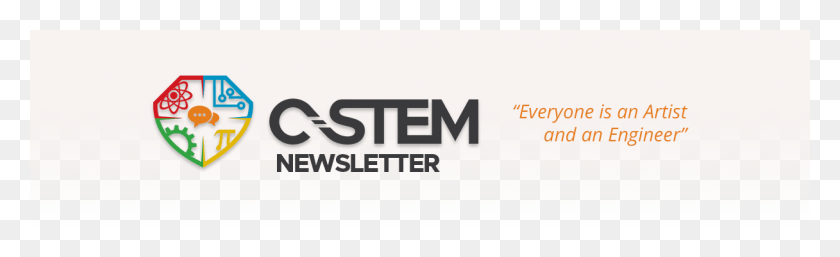 1216x308 C Stem Monthly Newsletter Graphics, Text, Logo, Symbol HD PNG Download