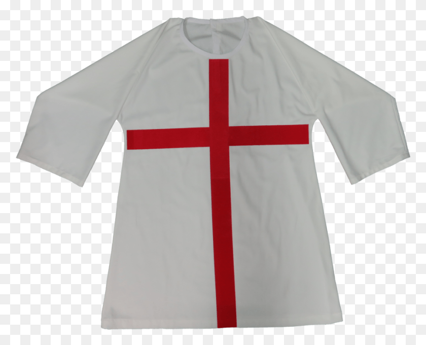 898x714 Descargar Png / Ca 013 Bata Con Cruz Cristiana Active Shirt, Ropa, Vestimenta, Abrigo Hd Png