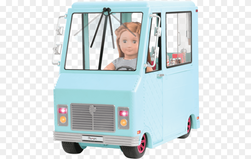 499x533 Ca Central Our Generation 18 Inch Sweet Stop Ice Cream Truck, Baby, Person, Face, Head Transparent PNG