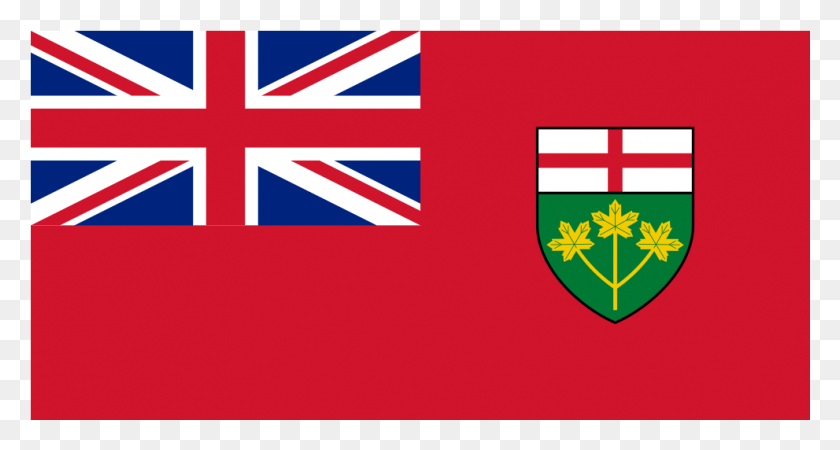 991x496 Ca On Ontario Flag Icon Antigua And Bermuda Flag, Symbol, Logo, Trademark HD PNG Download