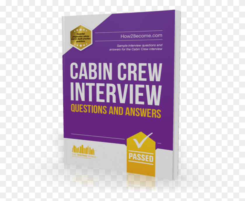801x646 Cabin Crew Interview Questions And Answers Book Cover, Advertisement, Poster, Flyer HD PNG Download