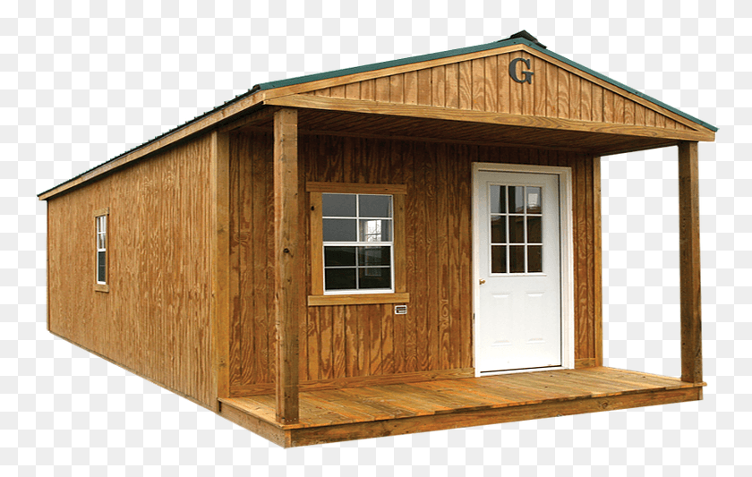 770x473 Cabin Transparent Shed Transparent, Housing, Building, House HD PNG Download
