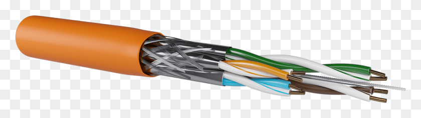 1412x322 Cable Cat7a Sftp Cat 7 S Ftp, Wire, Wiring, Transportation HD PNG Download