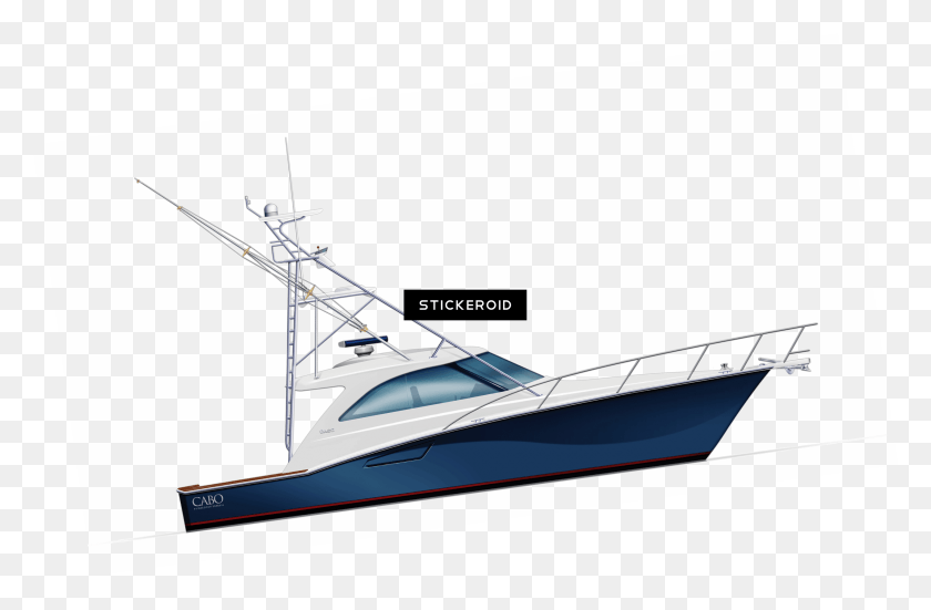 2533x1596 Cabo Yachts Лодка Яхта, Транспортное Средство, Транспорт, Участок Hd Png Скачать