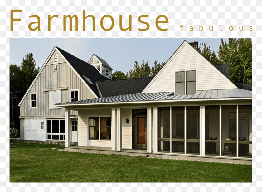 1464x1045 Cabot White Stain Farmhouse, Housing, Building, Grass HD PNG Download