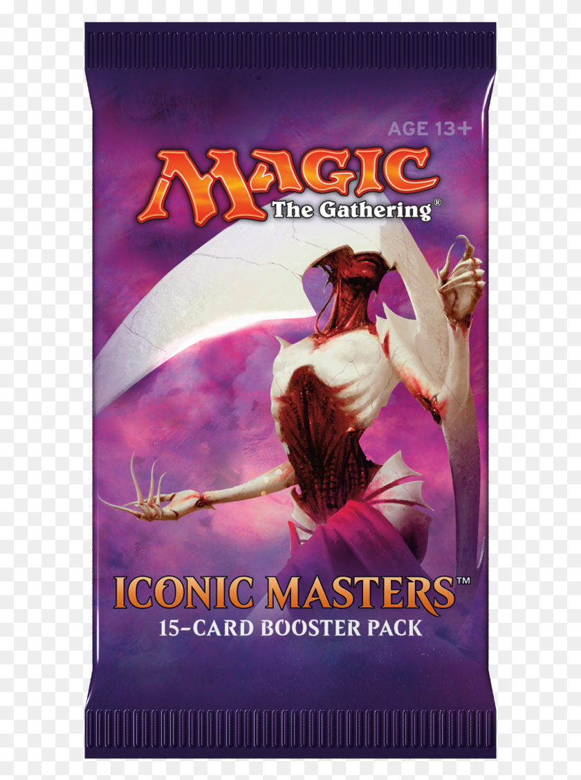 597x1067 Descargar Pngcache Magic The Gathering Iconic Masters Booster, Cartel, Publicidad, Persona Hd Png