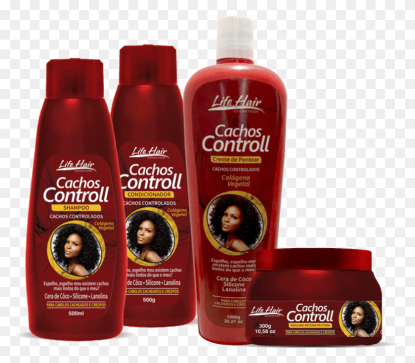 1385x1198 Cachos Life Hair Cachos Control, Bottle, Person, Human HD PNG Download