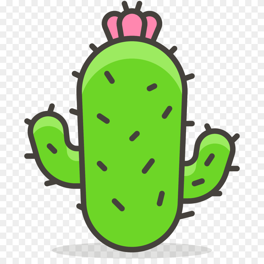 Cactus Emoji Clipart, Plant, Ammunition, Grenade, Weapon Sticker PNG