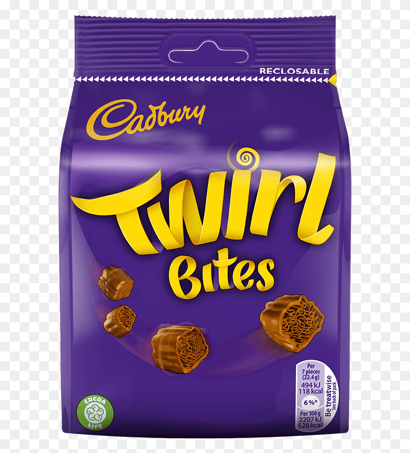 601x868 Cadbury Twirl Bites, Word, Text, Food HD PNG Download