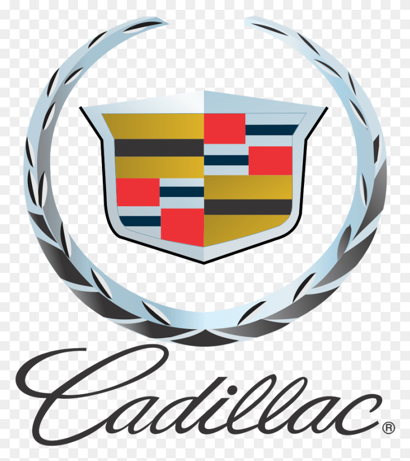 867x985 Descargar Png Cadillac Logo Transparente Cadillac Car Logo, Símbolo, Emblema, Marca Registrada Hd Png