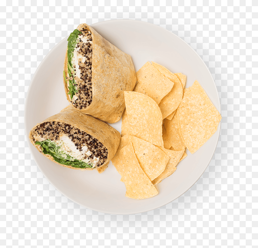 764x748 Caesar Wrap With Chicken Crazy Bowls And Wraps Buffalo Wrap, Bread, Food, Pita HD PNG Download