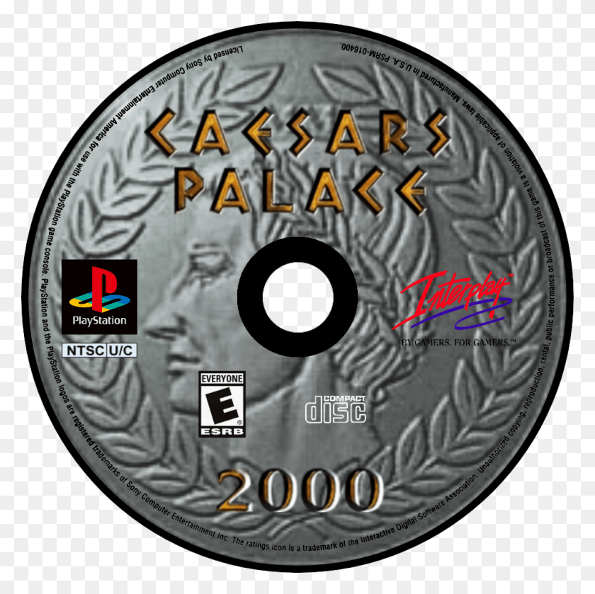 1000x1000 Caesars Palace Entertainment Software Rating Board, Disk, Dvd HD PNG Download