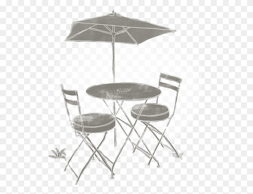 592x585 Caf At Icc Outdoor Cafe Seating, Chair, Furniture, Patio Umbrella HD PNG Download