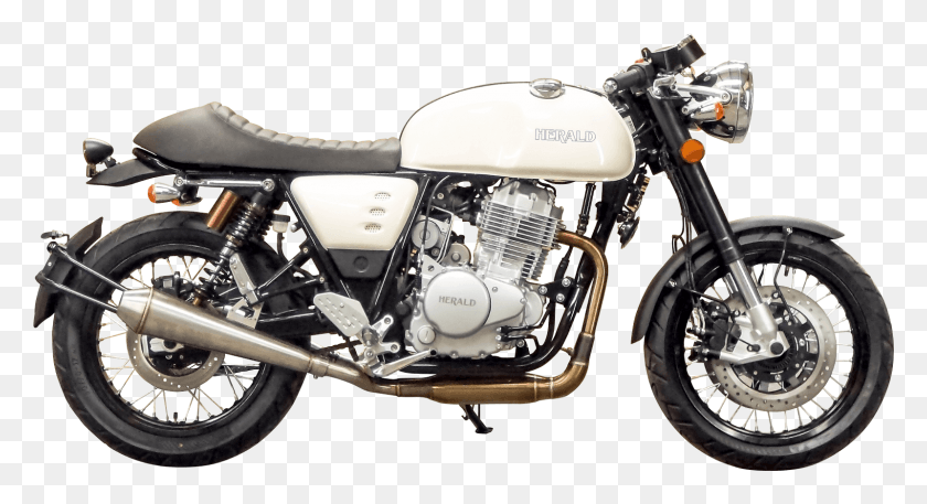 1600x815 Caf Herald 125 Cafe Racer, Motorcycle, Vehicle, Transportation HD PNG Download