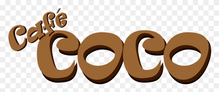 910x344 Cafe Coco Coco Word, Text, Alphabet, Number HD PNG Download