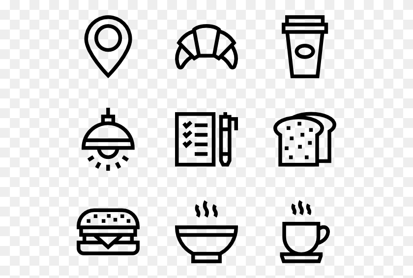 529x505 Cafe Holiday Icons, Gray, World Of Warcraft HD PNG Download