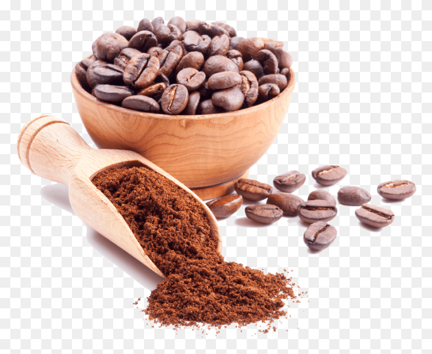 883x713 Cafe Molido Ground Coffee Beans White Background, Plant, Vegetable, Food HD PNG Download