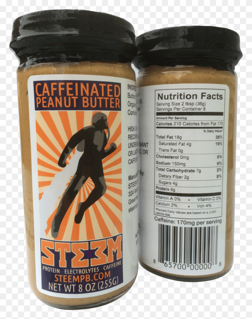 1600x2063 Caffeinated Peanut Butter Steem, Person, Human, Label HD PNG Download
