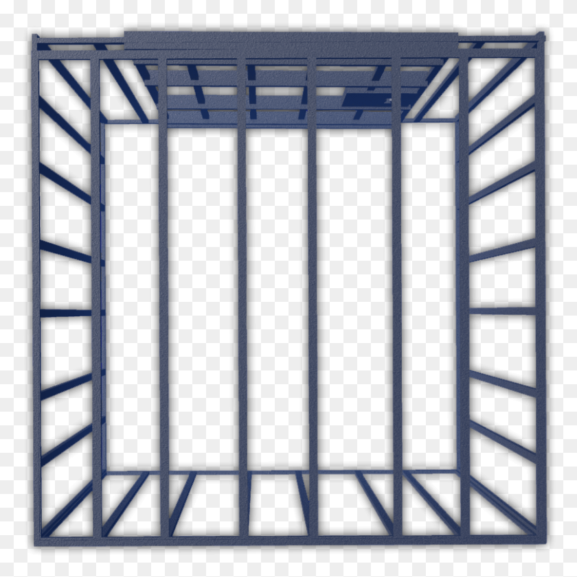 808x810 Cage Bars Picture Free Library, Gate, Window, Grille HD PNG Download
