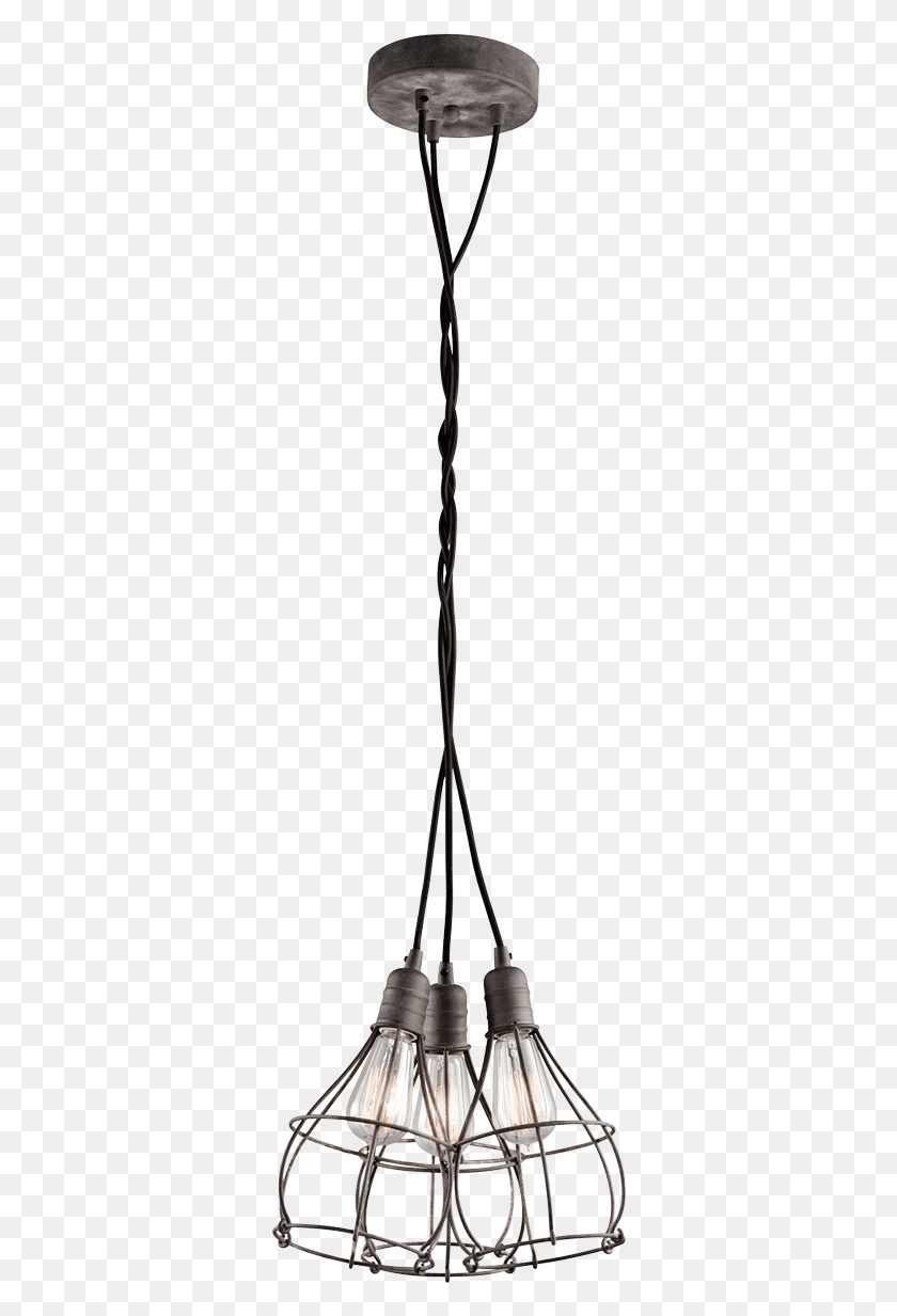 334x1173 Descargar Png Bombilla De Jaula De Luz Colgante Industrial Png