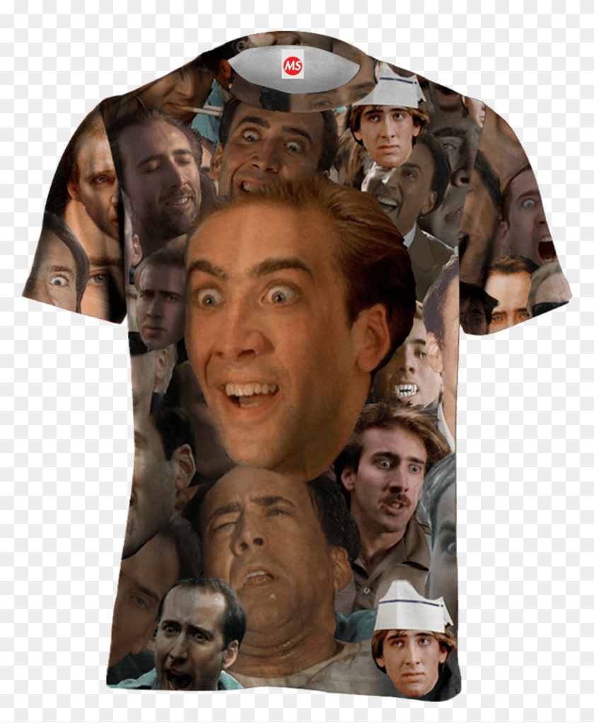 1046x1290 Cage Face Tee, Collage, Poster, Advertisement HD PNG Download