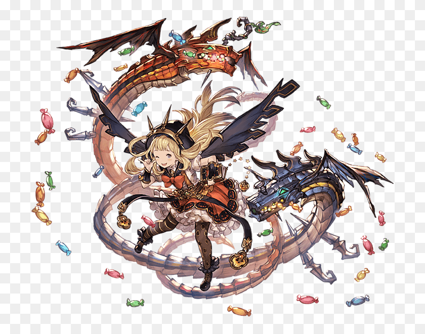 720x600 Cagliostro And Ouroboros Drawn By Minaba Hideo Granblue Fantasy Halloween, Dragon HD PNG Download