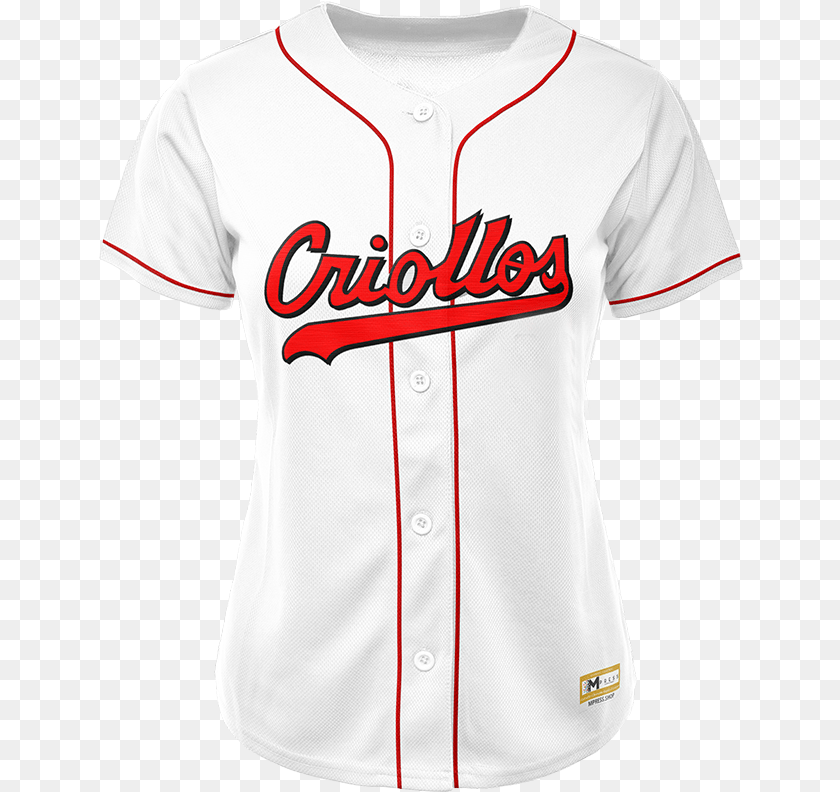 645x792 Caguas Ladies Home Jersey Logo Criollos De Caguas Baseball, Clothing, People, Person, Shirt PNG