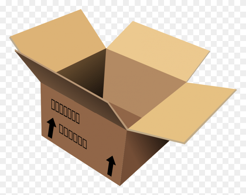 881x685 Caixa De Papelo Fragile Box Clipart, Cardboard, Carton, Package Delivery HD PNG Download