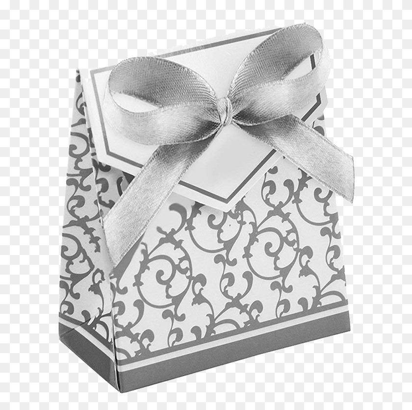 609x776 Cajas Regalo Para Boda Grey Silver And White Baby Shower Theme, Gift HD PNG Download