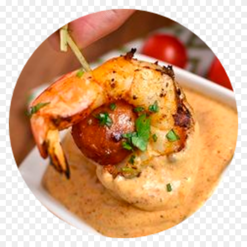 1200x1200 Cajun Shrimp And Andouille Sausage Skewers Salmon Burger, Seafood, Sea Life, Food HD PNG Download